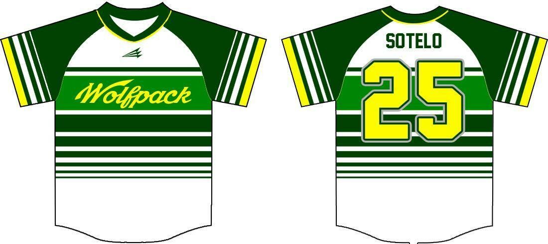 Wolfpack Baseball (Sotelo) Custom Baseball Jersey Design #2