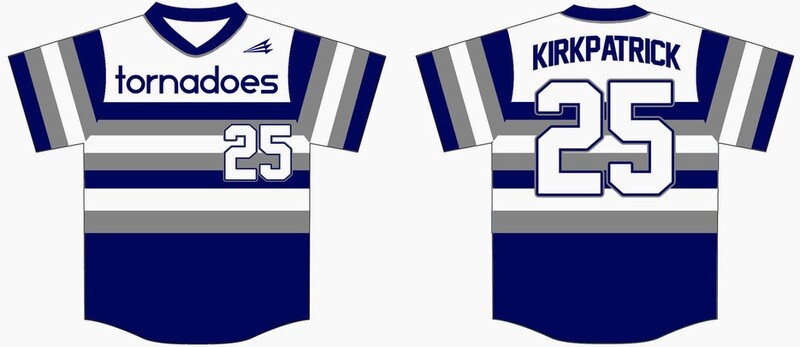 ZRC Tornadoes Baseball Throwback Jersey