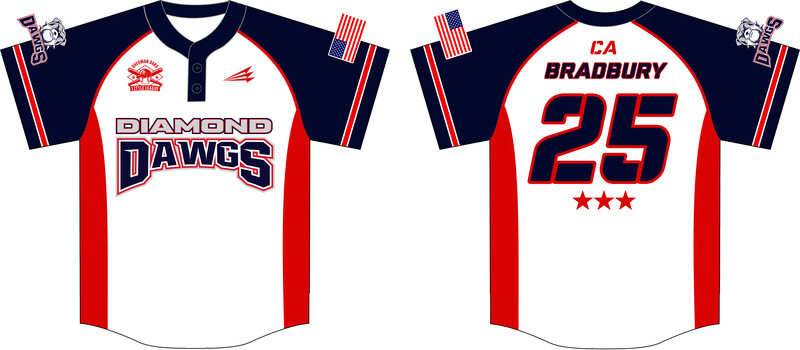 Sherman Oaks Diamond Dawgs Custom Pro Premier Baseball Jersey #J4B