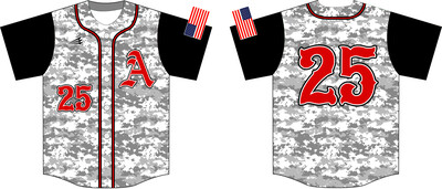 Allendale Custom HexaFlex Baseball Jersey #J1