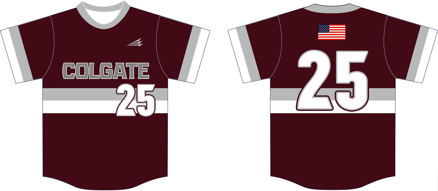 Colgate University Custom NanoDri Baseball Jersey #J1A