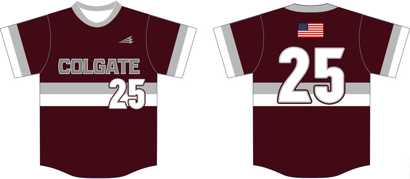 Colgate University Custom NanoDri Baseball Jersey #J1A