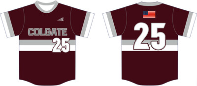 Colgate University Custom NanoDri Baseball Jersey #J1A