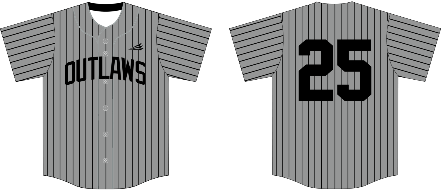 GALLATIN VALLEY OUTLAWS Custom HexaFlex Baseball Jersey #J1B