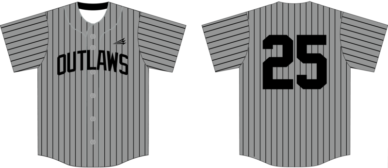 GALLATIN VALLEY OUTLAWS Custom HexaFlex Baseball Jersey #J1B