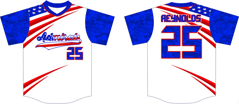 Lake Houston Admirals Custom HexaFlex Baseball Jersey #J2