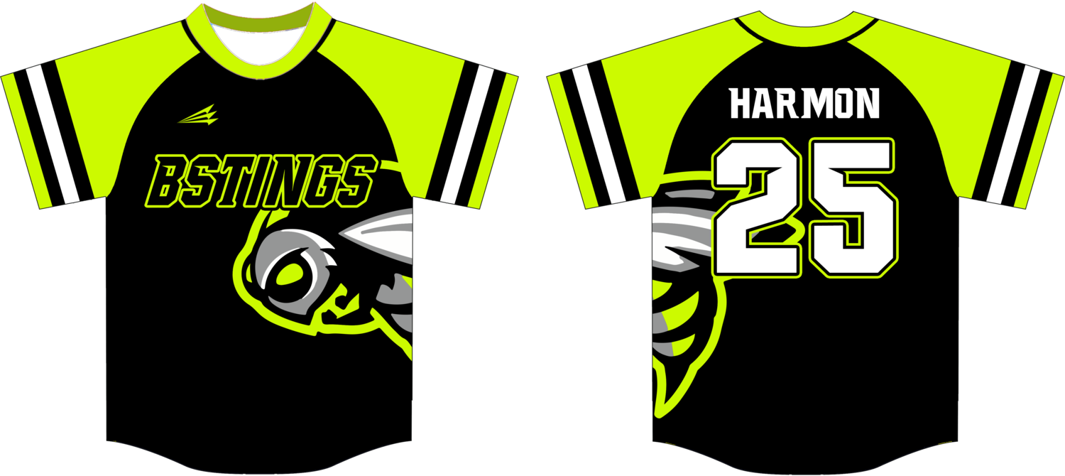 BStings Baseball Custom Hexaflex Baseball Jersey #J7B