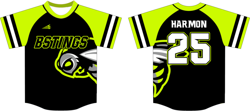 BStings Baseball Custom Hexaflex Baseball Jersey #J7B
