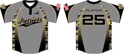 Woodland Patriots Custom Baseball Jersey 1B