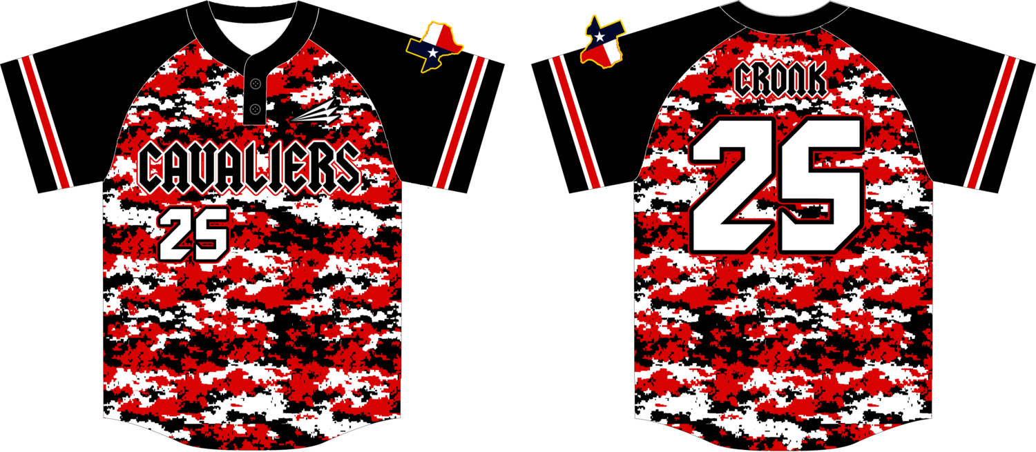 Lake Travis Cavaliers Custom HexaFlex Baseball Jersey #J1