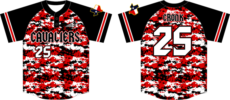 Lake Travis Cavaliers Custom HexaFlex Baseball Jersey #J1
