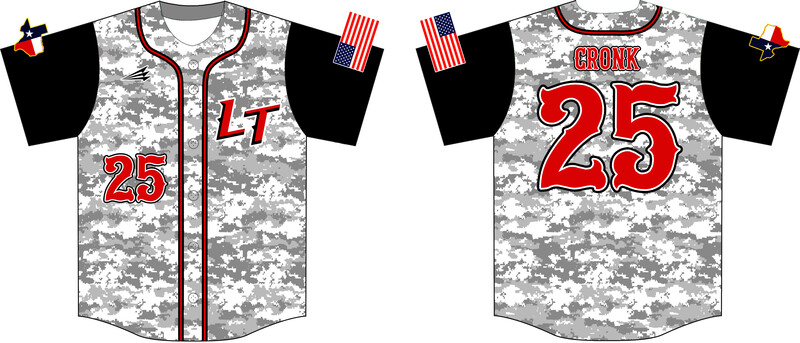 Lake Travis Cavaliers Custom HexaFlex Baseball Jersey #J2B
