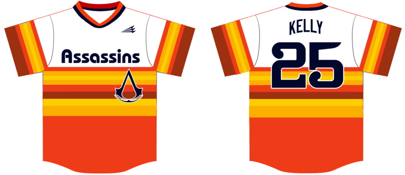 Assassins (Kelly) Custom HexaFlex Baseball Jersey #J1