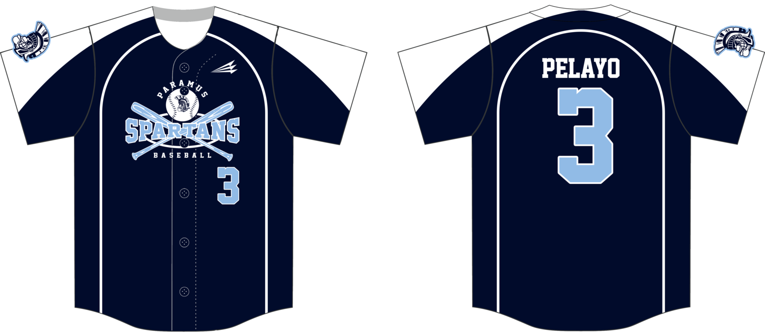 Paramus Travel U10 (shirtprinting.com) Custom HexaFlex Baseball Jersey #J1D