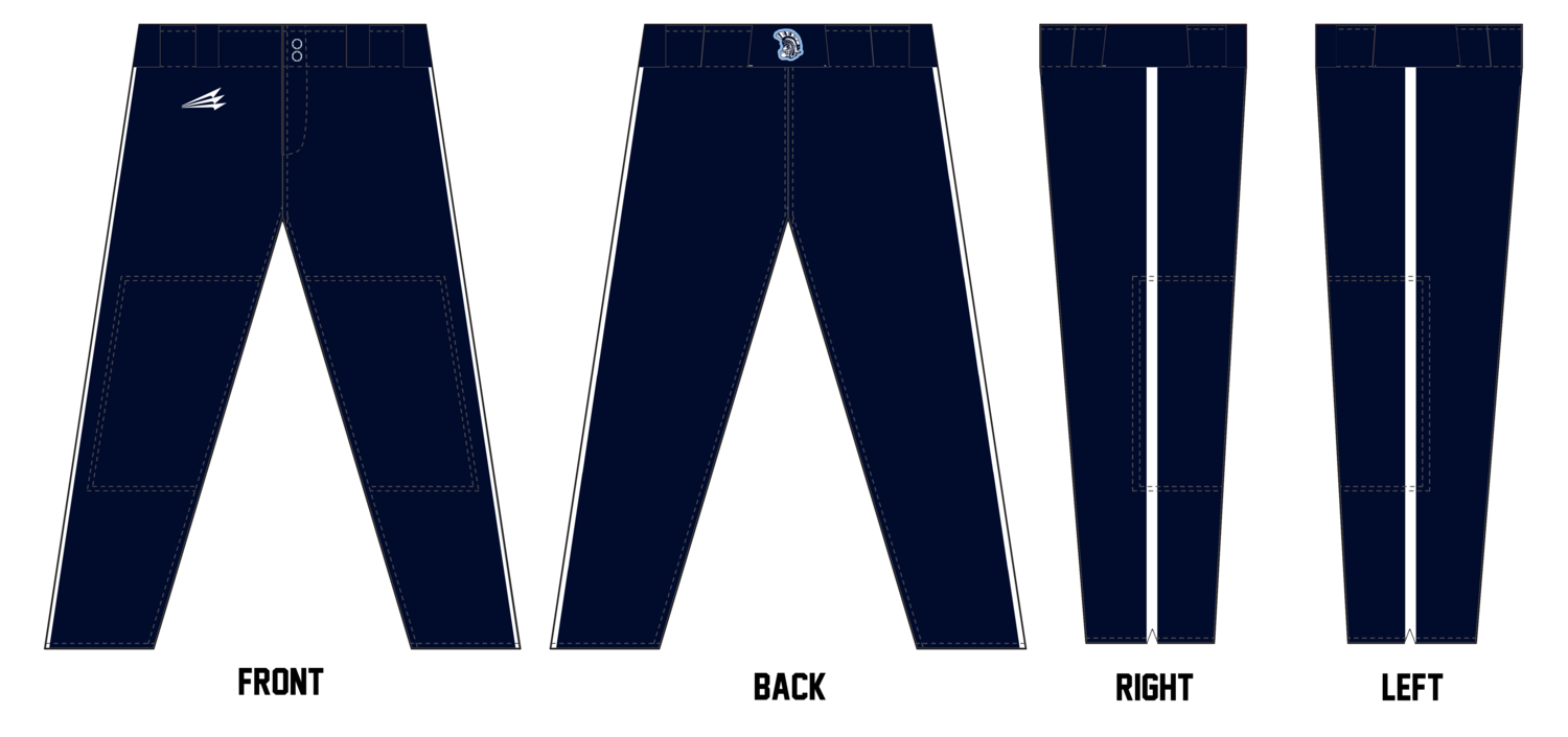 Paramus Travel U10 (shirtprinting.com) Custom Stacheman Elite Long Baseball Pants #BP1
