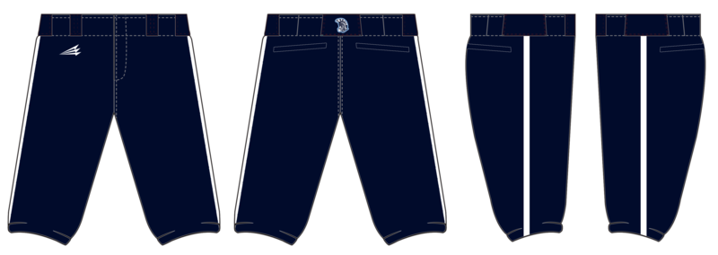 Paramus Travel U10 (shirtprinting.com) Custom Stacheman Elite Knicker Baseball Pants #BP2