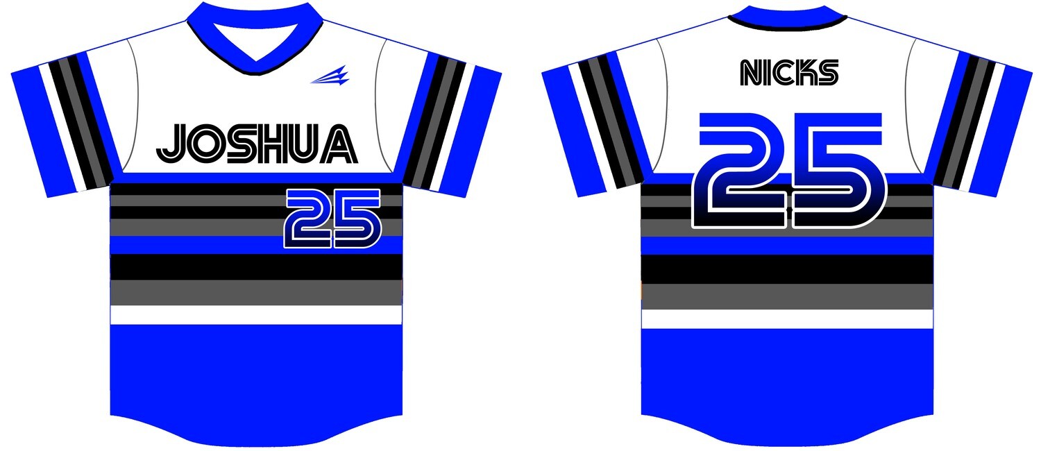 Joshua Baseball Custom Jersey Design #1