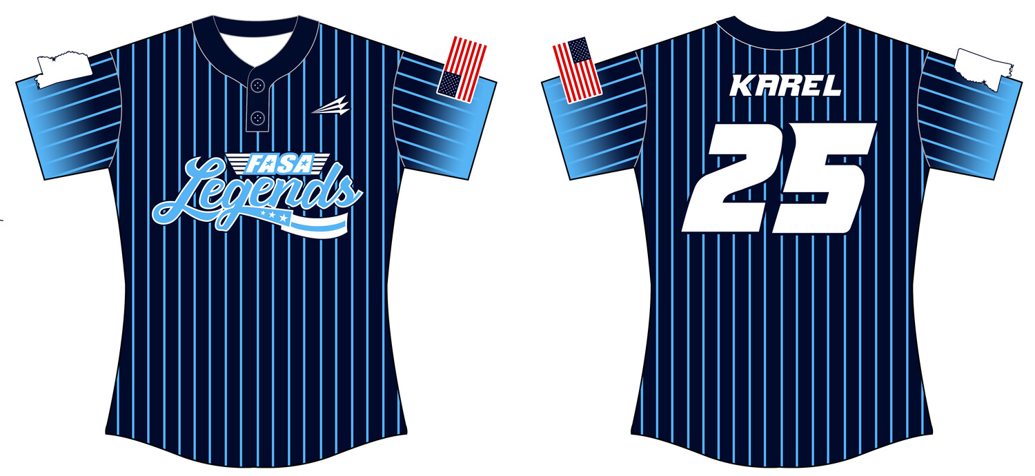 FASA Legends Custom NanoDri Softball Jersey #J5B