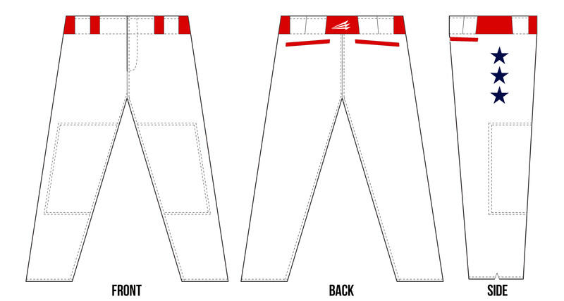 DC Texans Custom Elite Long Baseball Pants #BP1B