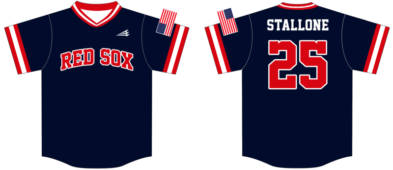 MSL Red Sox Custom HexaFlex Baseball Jersey #J2