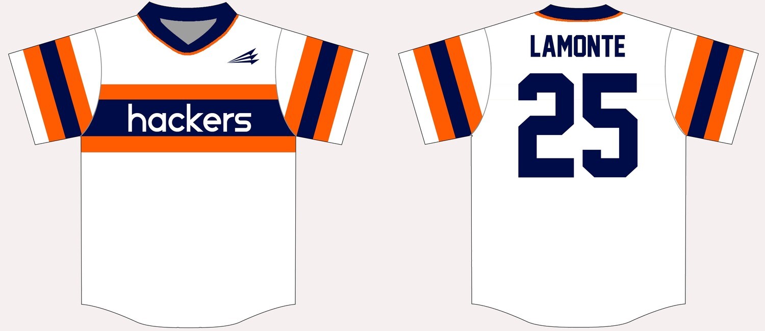 Texas Hackers Custom Baseball Jersey Design #1C