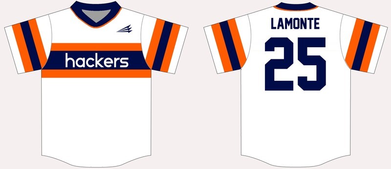 Texas Hackers Custom Baseball Jersey Design #1C