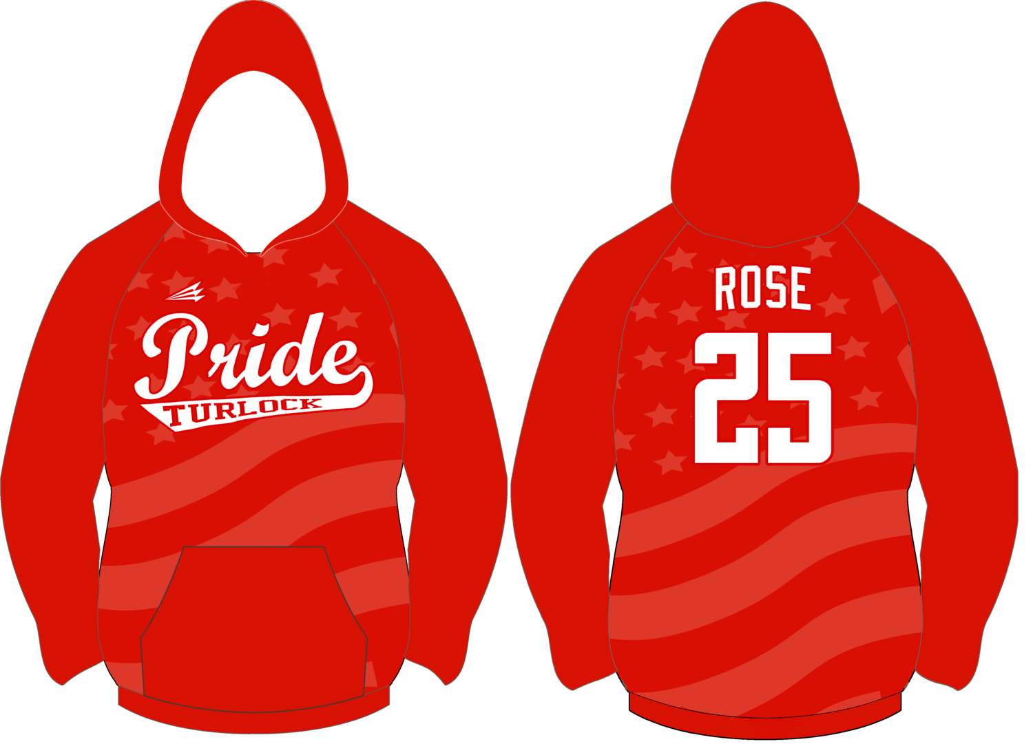 Turlock Pride Custom Vulcan Hoodie #VH1