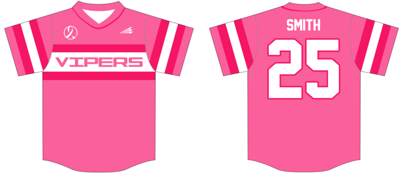 Vipers (Shirk) Custom HexaFlex Baseball Jersey #J12