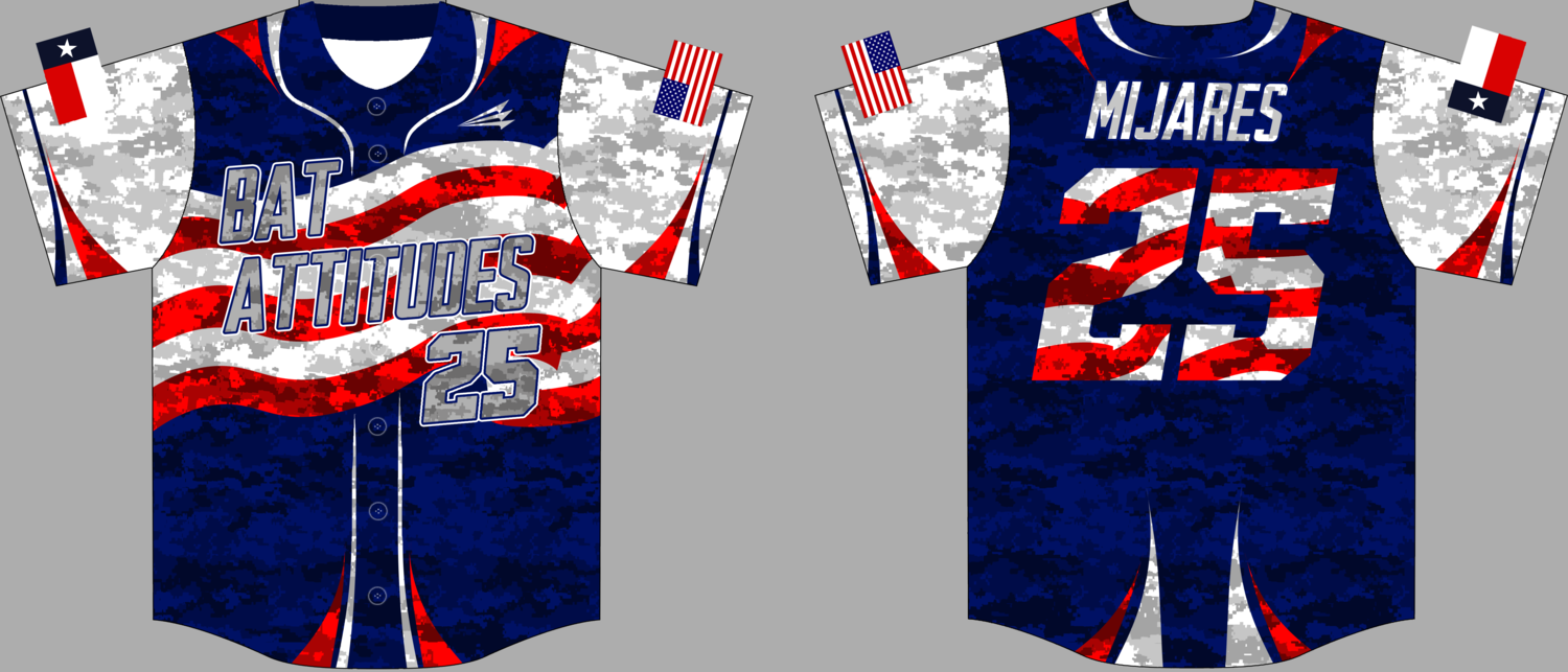 Bat Attitudes Custom HexaFlex Baseball Jersey #J1C