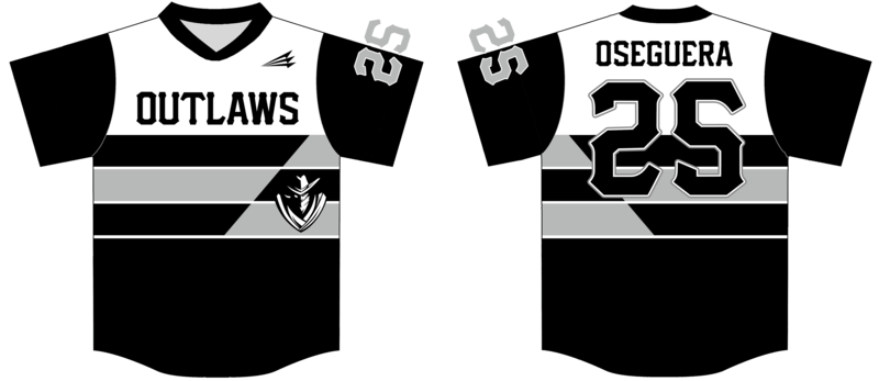East Bay Outlaws Custom Nanodri Baseball Jersey #J1A