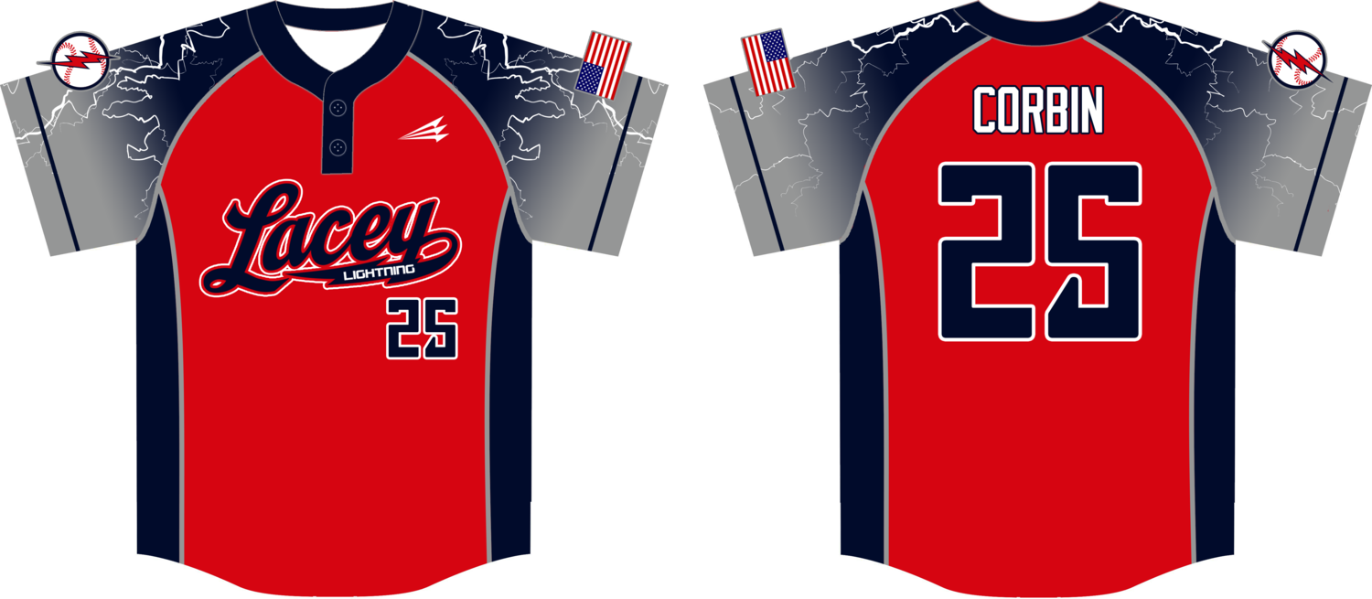 Lacey Lightning Custom HexaFlex Baseball Jersey #J5