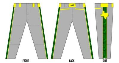 Wolfpack Baseball (Sotelo) Custom Baseball Pants #1C