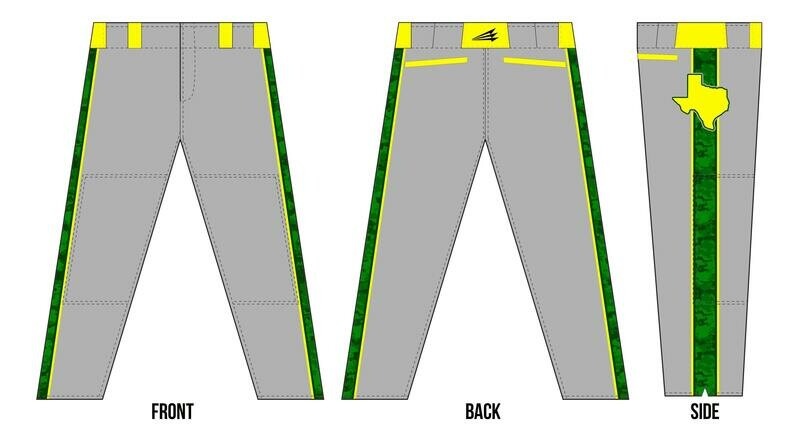 Wolfpack Baseball (Sotelo) Custom Baseball Pants #1C