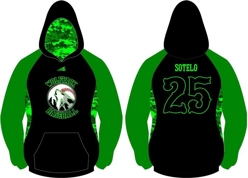 Wolfpack Baseball (Sotelo) Vulcan Winterproof Sublimated Hoodie 8