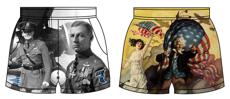 Air Force Rugby Robin Olds Shorts #RS1
