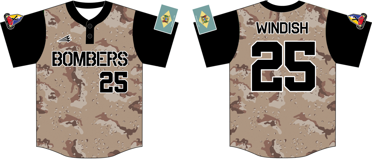 Bagel Bombers Custom NanoDri Baseball Jersey #3D