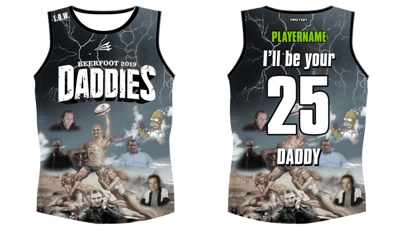 Daddies 7s Custom NanoDri Rugby Singlet #SN2