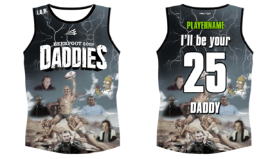 Daddies 7s Custom NanoDri Rugby Singlet #SN2