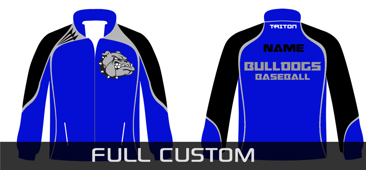 Fairfield County Bulldogs Baseball Crusader Rainproof  Track Jacket