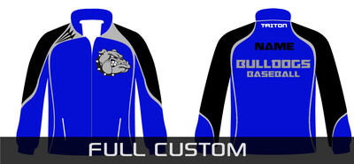 Fairfield County Bulldogs Baseball Crusader Rainproof  Track Jacket