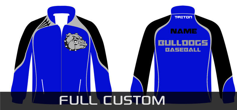 Fairfield County Bulldogs Baseball Crusader Rainproof  Track Jacket