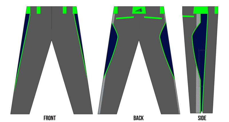 Whitecaps (Lofgren) Custom Baseball Pants Design #3D