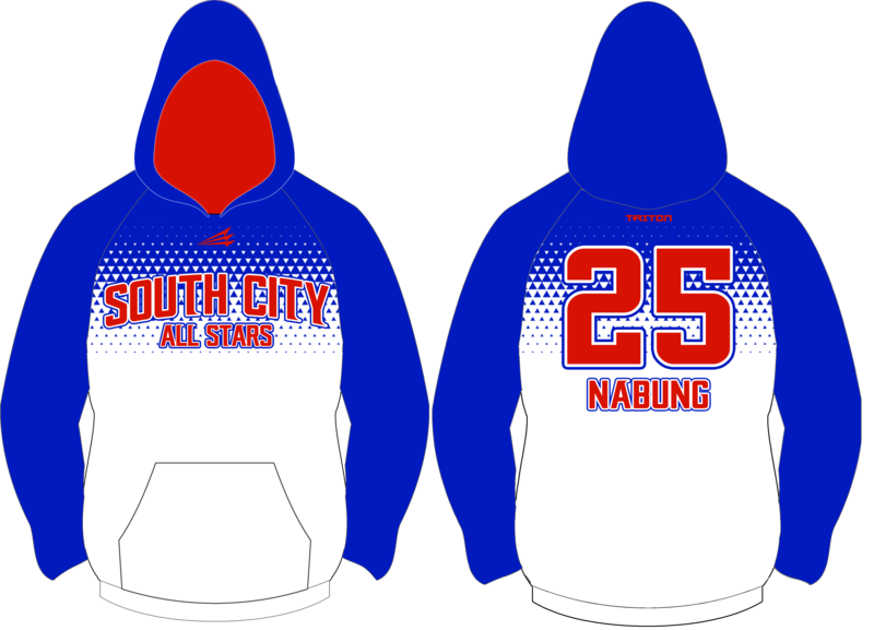 South City Red Baseball Custom Vulcan Hoodie #VH1A