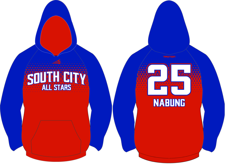 South City Red Baseball Custom Vulcan Hoodie #VH1C