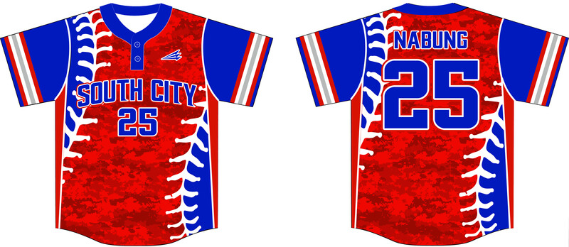 South City Red Custom Hexaflex Baseball Jersey #J5D