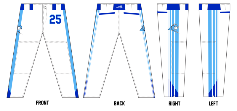 Middltetown Surge Custom Stacheman Elite Long Baseball Pants #BP2d
