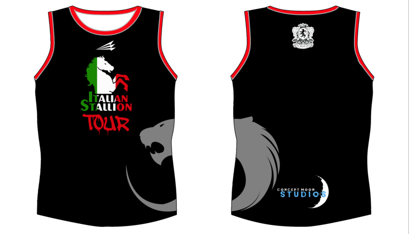 Black Lion Custom Rugby Singlet #SN4