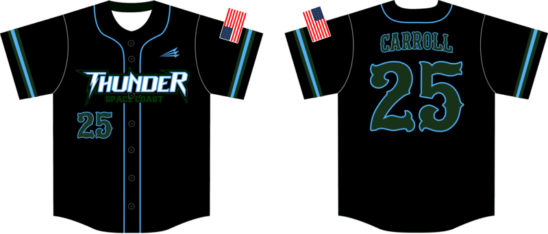 Space Coast Thunder, Inc Custom HexaFlex Baseball Jersey #J2B