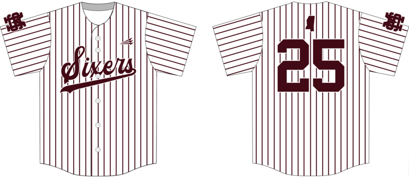 Mississippi Sixers (Max Sports) Custom Nanodri Baseball Jersey #J8