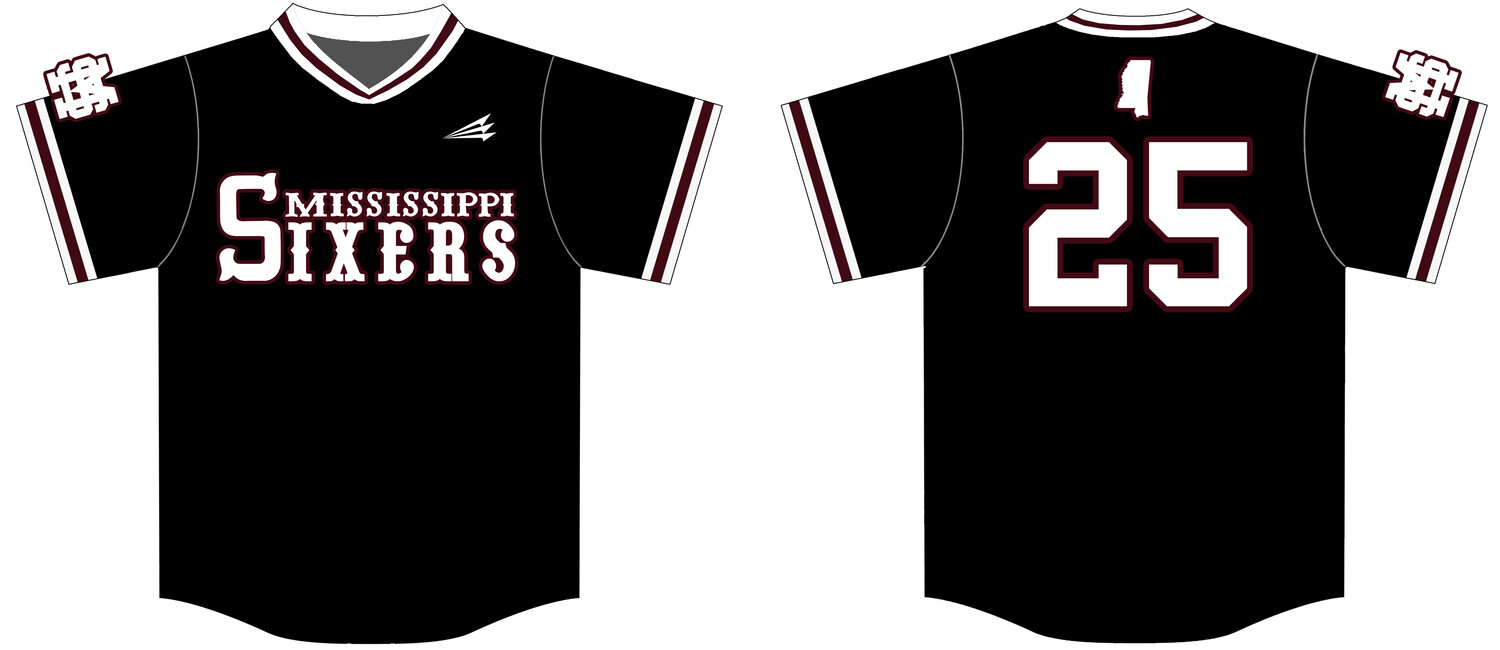Mississippi Sixers (Max Sports) Custom Nanodri Baseball Jersey #J7